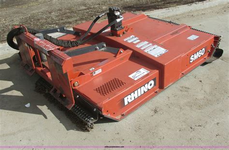 rhino sm60 skid steer mower|Used Rhino SM60 Miscellaneous for Sale .